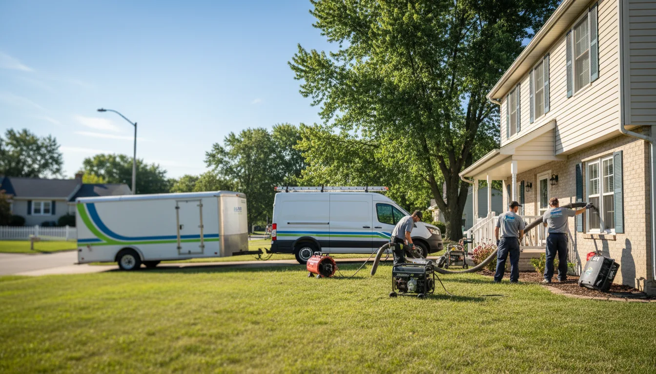 Flooded Basement Restoration And Cleanup With Repair in Ogilvie, MN near me